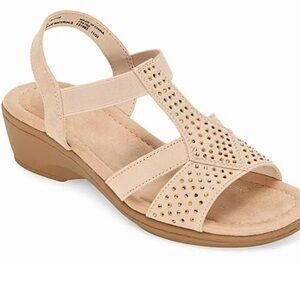 East 5th Women’s Studded Heeled Sandals